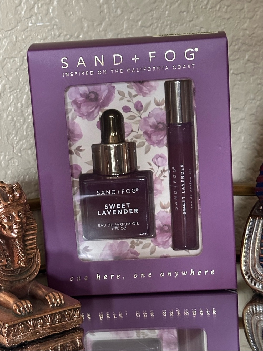 Sand + Fog Sweet Lavender Eau de Perfume Oil 1 oz + Roller 0.5 oz Gift Set